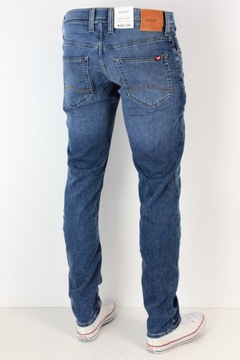 MUSTANG OREGON TAPERED K SLIM SPODNIE JEANS _ W38 L34