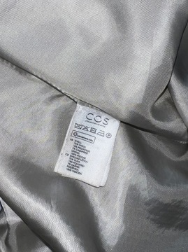 COS Классическое ШЕРСТЯНОЕ ПАЛЬТО КАШЕМИРОВЫЙ СЕРЫЙ-L