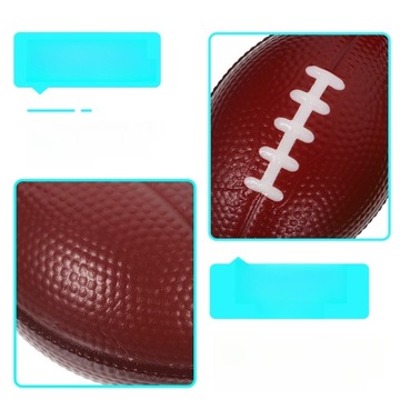 6 шт. МИНИ РЕГБИ ФУТБОЛЬНЫЕ ИГРУШКИ СПОРТИВНЫЕ МЯЧИ MINI SPORT RU