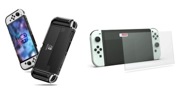 Etui + Szkło Hartowane do Nintendo Switch Oled