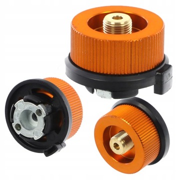 ADAPTER DO GAZU PRZEJŚCIE NA BUTLĘ GAZOWĄ NABÓJ GWINT KARTUSZ 7/16