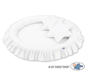 Комплект: Подвесной балдахин, подставка для подушки, белый.