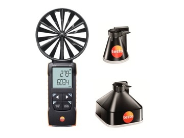 Testo 417-1 Anemometr wiatraczkowy z rękawami do wentylacji, 24 msc gw.
