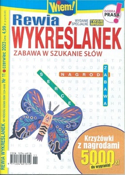Krzyżówki Wiem! Rewia WYKREŚLANEK 6/2023