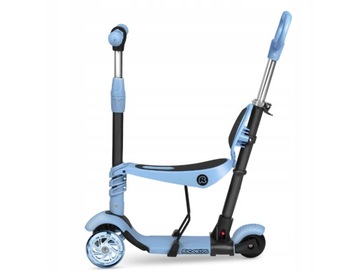 ТРЕХКОЛЕСНЫЙ ДЕТСКИЙ САМОКАТ, СБАЛАНСИРОВАННЫЙ СВЕТОДИОДНЫЙ САМОКАТ 3-в-1 СО СВЕТЯЩИМИСЯ КОЛЕСАМИ