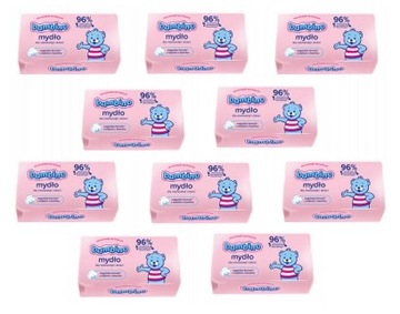 Bambino Mydło 90g dla dzieci 10szt zestaw