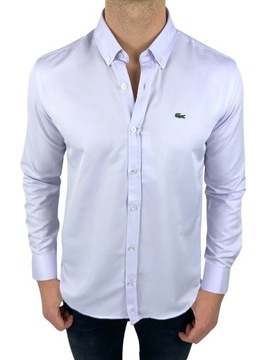 LACOSTE KOSZULA MĘSKA CASUAL SLIM FIT L