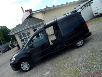 Volkswagen Caddy IV Kombi Maxi 1.4 TGI BlueMotion Technolog 110KM 2019 Volkswagen Caddy long 7osob 2xklimatronic d.radionavi 2xdrzwi boczne zarej