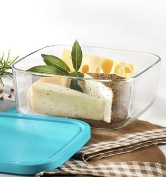 СТЕКЛЯННЫЕ КОНТЕЙНЕРЫ с крышкой ЧАШИ ДЛЯ ПОСУДОМОЕЧНОЙ МАШИНЫ ланч-бокс НАБОР из 3 шт.