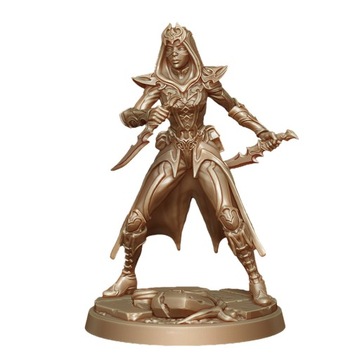 Figurka AG Elf Drow Dark Elf Talon 7 RPG D&D