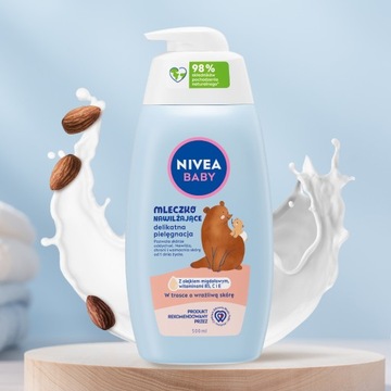 NIVEA BABY Нежное увлажняющее молочко для детей и младенцев 2 x 500 мл