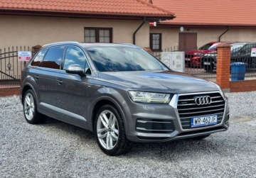 Audi Q7 II SUV 3.0 TDI 218KM 2017 Audi Q7 3.0 TDI Sline Quattro NAvi PDC Skory czarna podsufitka Climatronic, zdjęcie 1