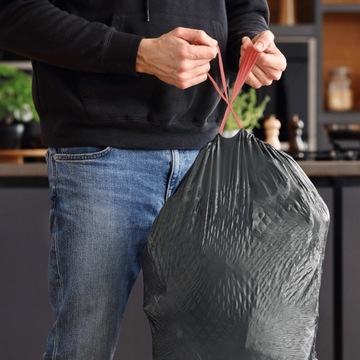 JAN NIEZBĘDNY WORKI NA ŚMIECI 60L MAGNUM FLEX TAŚMA 20SZT ULTRAELASTYCZNE