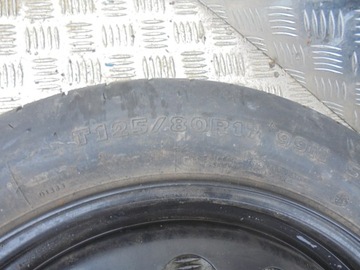 62. KOLO DOJEZDOVÉ VOLVO S60 V70 125/80/17 5X108