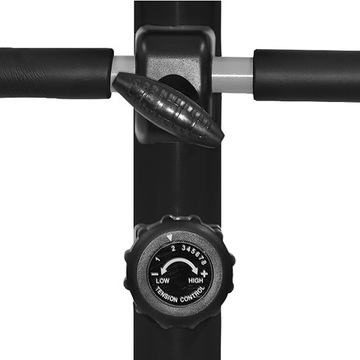 Магнитный велосипед AL1, черный, с держателем для планшета