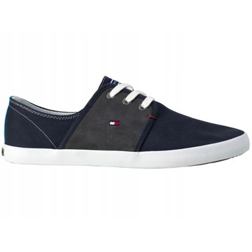 TOMMY HILFIGER BUTY MĘSKIE GRANATOWE FREDDY 6C 43