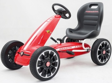 BIG GOKART ABARTH 3-8 ЛЕТ ИЗ ПЕНЫ ПЕДАЛИ ЛИЦЕНЗИЯ НА КОЛЕСА EVA