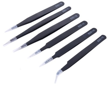 ЭСР пинцеты НАБОР ИЗ 6 ШТ.