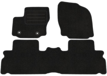 Velurové koberce Lux pro Ford Galaxy MK2 (2006-2015) Kulaté Stopky!