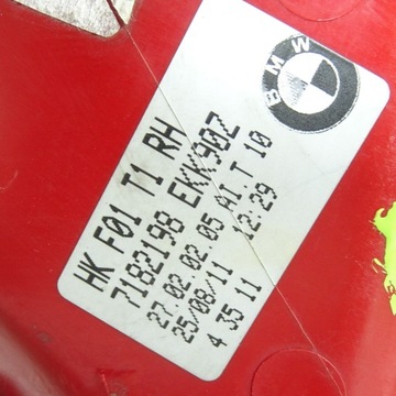 BMW 7 F01 F02 SVĚTLO ZADNÍ PRAVÁ 7182198