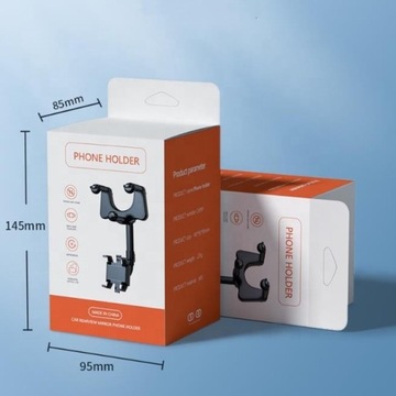 Поворотный держатель для телефона в автомобиле в зеркале.