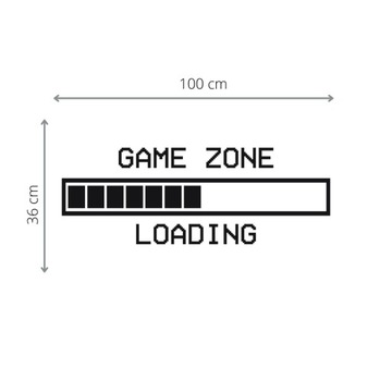 наклейка на стену «ЗАГРУЗКА ИГРОВОЙ ЗОНЫ ПОДРОСТКИ»