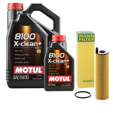 Olej Motul 5w30 Filtr do MERCEDES GLC 220 250 d X253 2015-19r