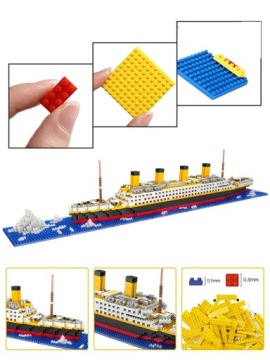 Набор кирпичей RMS Titanic, большой корабль 1860ELE