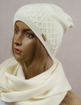 KOMPLET CZAPKA + KOMIN bez pompona # 24