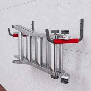 НАСТЕННАЯ ПОЛКА ДЛЯ ЛЕСТНИЦЫ, ЛЫЖ, САП-ДОСКИ, ДЕРЕВА