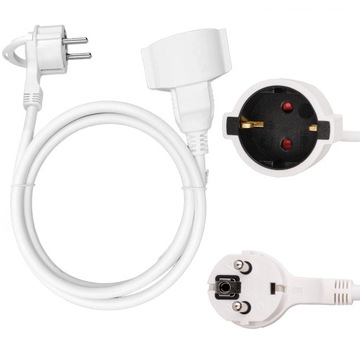 Удлинитель домашний однорозеточный, 1х2П+З (шуко)