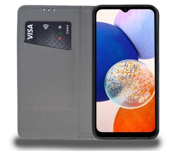 Чехол для Samsung Galaxy A14 5G SMART MAGNET + СТЕКЛО