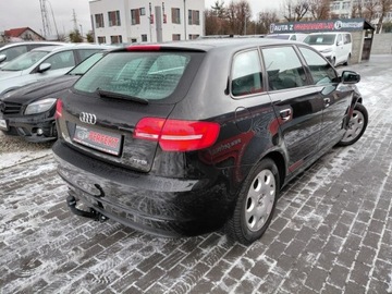 Audi A3 8P Hatchback 3d 1.4 TFSI 125KM 2010 Audi A3 Sportback Lift LED Klimatronik Elektryka Serwis 1.4 Benzyna 125KM, zdjęcie 6