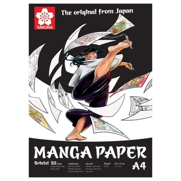 Blok do rysunku i szkicu Sakura Manga Paper A4 20a