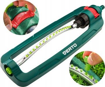 ZRASZACZ WAHADŁOWY OGRODOWY OSCYLACYJNY REGULOWANY 418m2 13x18m DUŻY