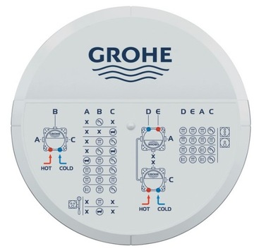 GROHE RAPID SMARTBOX УНИВЕРСАЛЬНЫЙ НАСТЕННЫЙ ЭЛЕМЕНТ 1/2
