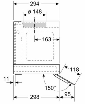 Капот Bosch DBB67AM60