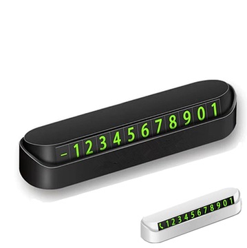 Znak wyświetlania numeru telefonu do parkowania