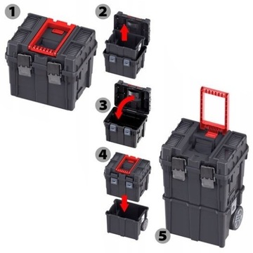 Ящик для инструментов Un Hd Compact Logic Wheelbox, черный SKRZ N9474