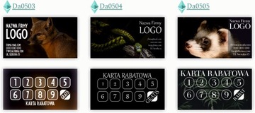 Карты лояльности 120 шт YOUR LOGO PET SHOP