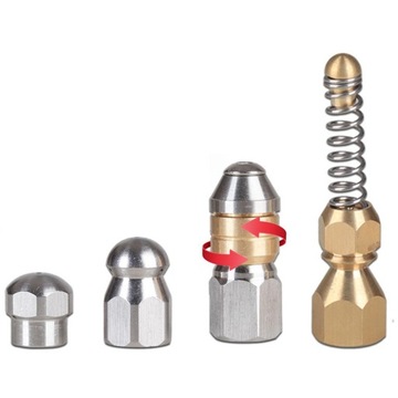 4 шт., насадка для шланга для очистки конденсата, насадка для мойки высокого давления, насадка для очистки канализации, быстрая насадка