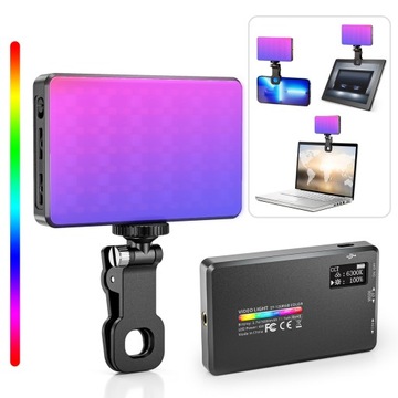 Camnoon ST-120RGB Pocket RGB Video Light Clip-on