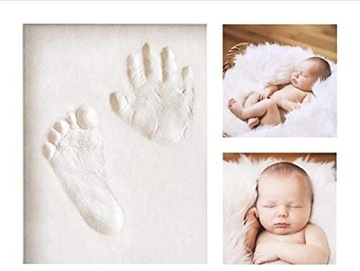 ОТПЕЧАТ РУКИ ДЕТСКОГО СЛЕДА СУВЕНИРЫ ИЗ ГЛИНЫ РАМКА