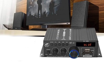 ЦИФРОВОЙ УСИЛИТЕЛЬ МОЩНОСТИ СТЕРЕОЗВУКА BT 5.0 12 В HIFI ДЛЯ ДОМАШНЕГО АВТОМОБИЛЯ