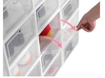 Органайзер для обуви с крышкой и шкафчиком.