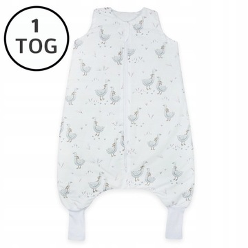 OCIEPLANY ŚPIWOREK Z NOGAWKAMI 92-104 M 1 TOG BAWEŁNA 100% PRODUKT POLSKI