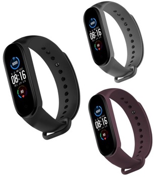 3x OPASKA PASEK do XIAOMI MI BAND 5/6/7 PAKIET MIBAND ZAMIENNA MIX KOLORY