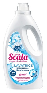 Płyn do prania z sodą oczyszczoną włoski płyn Scala Bicarbonato (1,5 L)