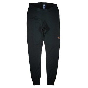 ACLIMA Kalesony Męskie Wełna Merino 230G Wool Czarne Logo r. XL