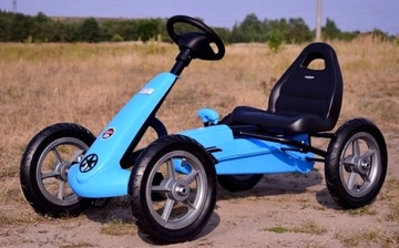 КАРТ С ПЕДАЛАМИ, НАДУВАННЫЕ КОЛЕСА, нагрузка 5-12 ЛЕТ. 50 кг